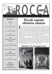 Piccoli comuni obiettivo rilancio - La Rocca - il giornale di Sant ...