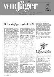 20. Landesjägertag des LJVSn - Landesjagdverband Sachsen e. V.
