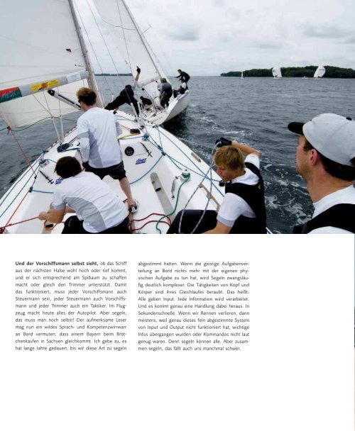 www.sailing–journal.de | ausgabe 04 / 2008 | august / september