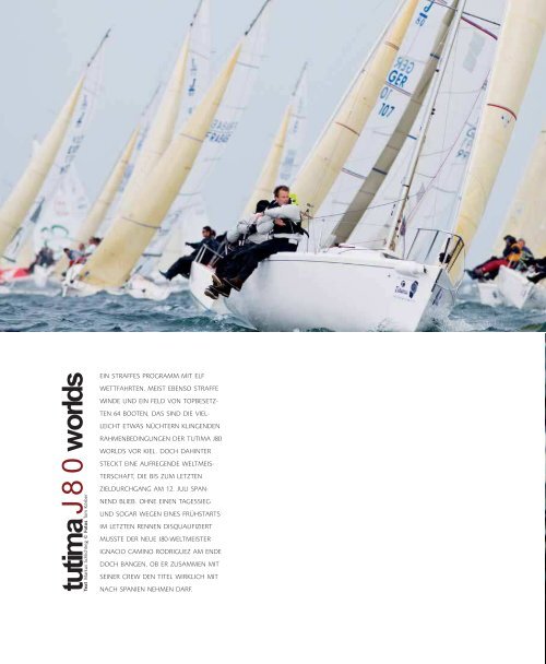 www.sailing–journal.de | ausgabe 04 / 2008 | august / september