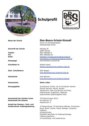 Schulprofil - Don-Bosco-Schule