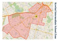 School Zone Map - Kowhai Intermediate School