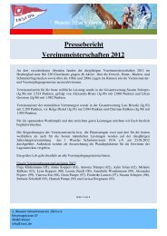 Pressebericht Vereinsmeisterschaften 2012 - 1. Weseler ...