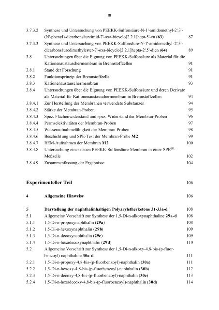 Aromatische Polyetherketone mit funktionellen Seitenketten ...