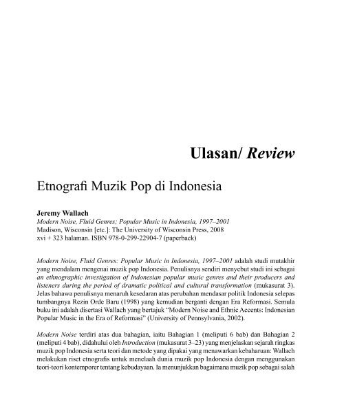 Ulasan/ Review - Wacana Seni