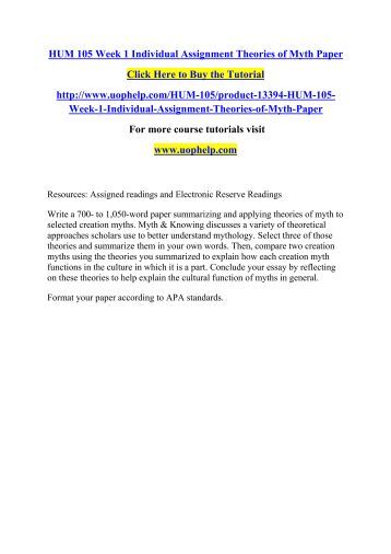 myth week 1 hum 105 Hum/105 world mythology hum 105 entire course link hum 105 week 1 foundati. myth week 1 hum 105 Hum/105 world mythology hum 105 entire course link hum 105 week 1 foundati.