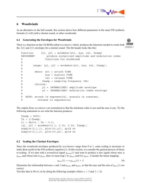 FM Synthesis for Musical Instruments - Bells and Clarinets