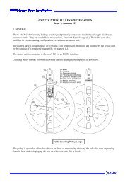 CM2 COUNTING PULLEY SPECIFICATION Issue 1 ... - C-Max