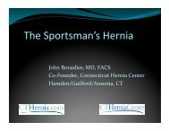 The Sportsman's Hernia - The Connecticut Athletic Trainers ...