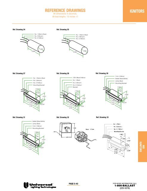 triadÂ® electronic ballasts - Conserve-A-Watt Lighting, Inc