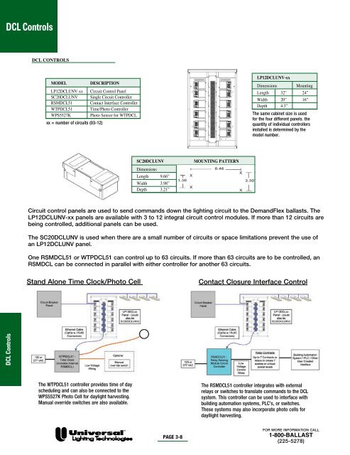 triadÂ® electronic ballasts - Conserve-A-Watt Lighting, Inc