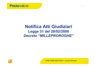 Notifica Atti Giudiziari - Slp Cisl Foggia