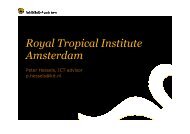 Royal Tropical Institute Amsterdam - BVS