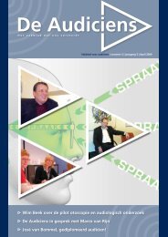Wim Beek over de pilot otoscopie en audiologisch ... - De Audiciens