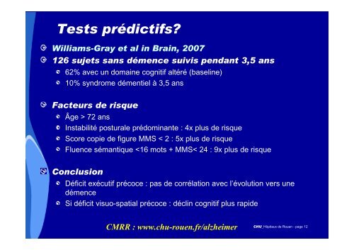 3-Cognitif et MPI-site [Mode de compatibilitÃ©] - CHU de Rouen