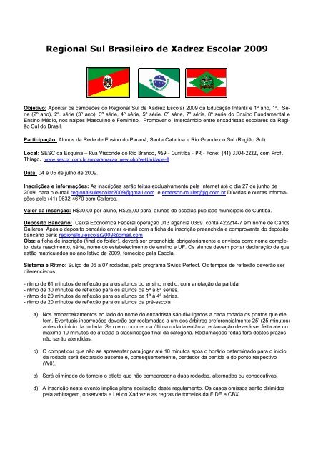 Campeonato Brasileiro de Xadrez tem vencedores das cinco regiões do país