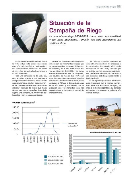 BoletÃ­n Informativo nÂº 26 (Julio de 2009) - Riegos del Alto AragÃ³n