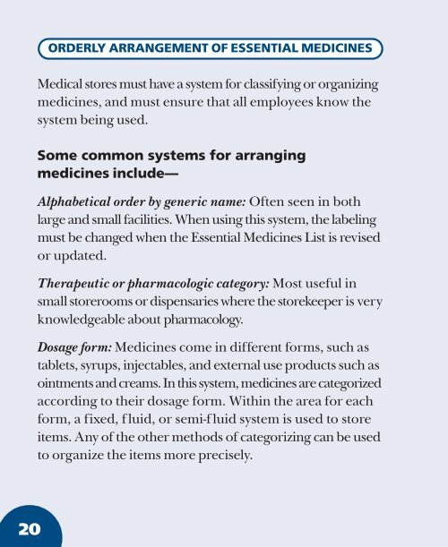 Guidelines for the Storage of Essential Medicines and Other Health ...