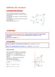 Devoir De Seconde Sur Les Vecteurs