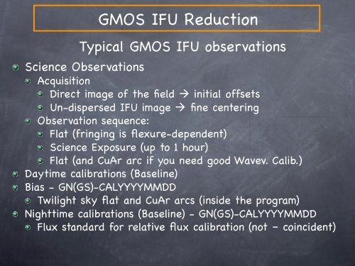 GMOS Data Reduction