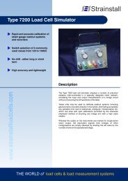 Load Cell Simulator - Type 7200.cdr - Strainstall UK