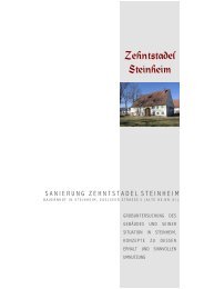 Zehntstadel Steinheim - beim BÃ¼rgerausschuss Steinheim