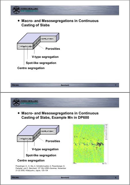 Hot tear segregations as quality decisive factor for advanced steel ...