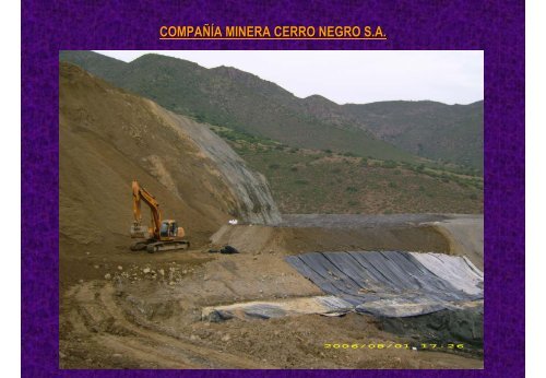 compaÃ±Ã­a minera cerro negro sa