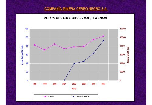 compaÃ±Ã­a minera cerro negro sa