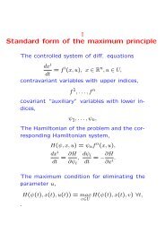 Invariant form of the Maximum Principle - LSIS