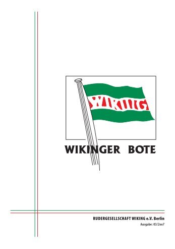 50 jährige Mitgliedschaft in der RG Wiking - Rudergesellschaft ...