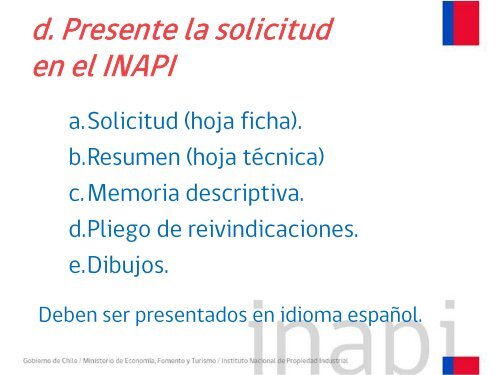 de patentes. - Inapi Proyecta