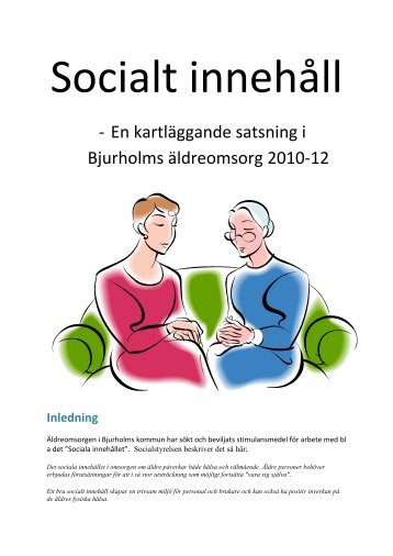 4-2-Socialt innehÃ¥ll - Bjurholm kommun