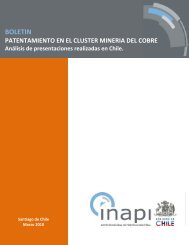 BoletÃ­n Patentamiento en el Cluster MinerÃ­a del Cobre - Inapi Proyecta