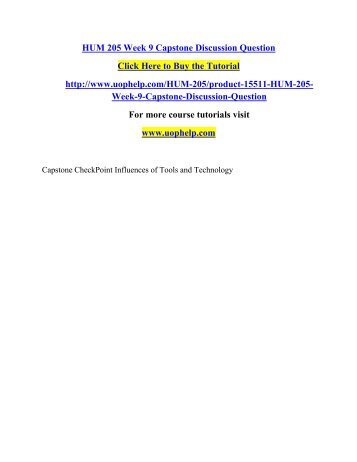 hum 130 capstone checkpoint For more classes visit wwwhum130tutorcom hum 130 week 1 assignment vocabulary quiz hum 130 week 1 checkpoint effects of religion hum 130 week 2. hum 130 capstone checkpoint For more classes visit wwwhum130tutorcom hum 130 week 1 assignment vocabulary quiz hum 130 week 1 checkpoint effects of religion hum 130 week 2.