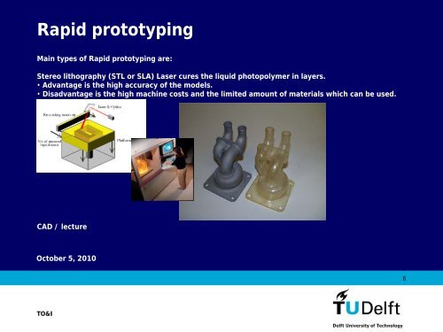 Rapid prototyping - TOI