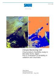 Climate Monitoring SAF - CM SAF