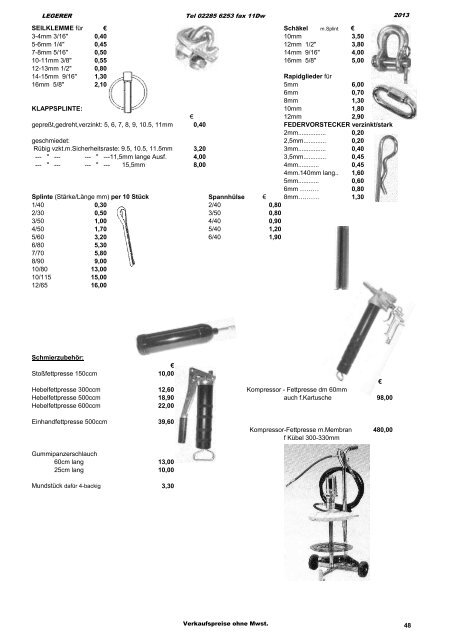 Ersatzteile für Bodenbearbeitung - Legerer.at