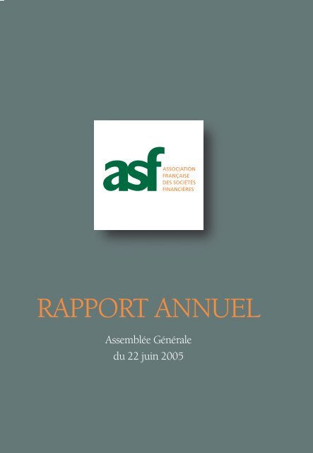 2004 Le rapport annuel de l'ASF