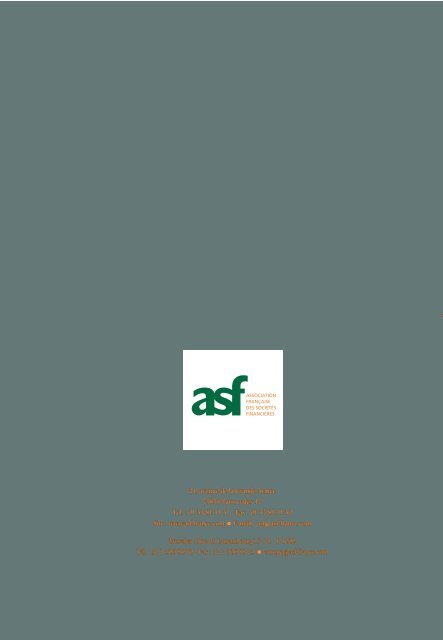 2004 Le rapport annuel de l'ASF