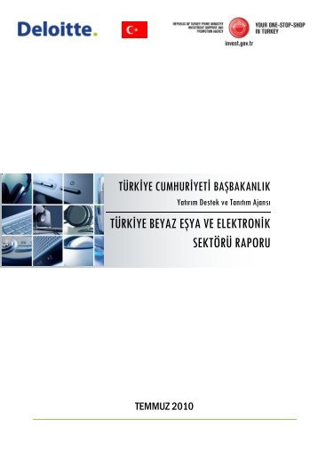 Beyaz Eşya ve Elektronik Sektörü Raporu - Invest in Turkey