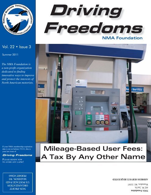 Driving Freedoms - National Motorists Association