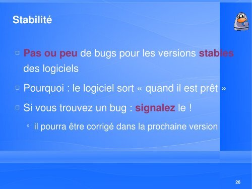 Exemple de logiciel libre - Linux-France