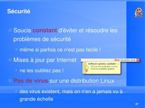 Exemple de logiciel libre - Linux-France