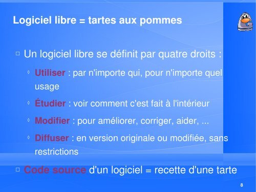 Exemple de logiciel libre - Linux-France