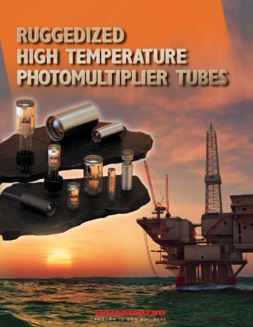 ruggedized high temperature photomultiplier tubes - Hamamatsu