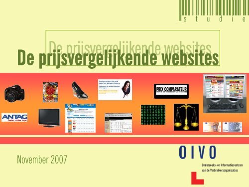 De prijsvergelijkende websites - Crioc