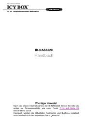 Das detaillierte Benutzerhandbuch IB-NAS6220 können ... - Raidsonic