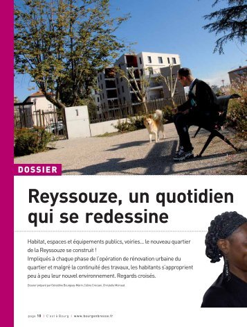 Reyssouze, un quotidien qui se redessine (.pdf ... - Bourg-en-Bresse