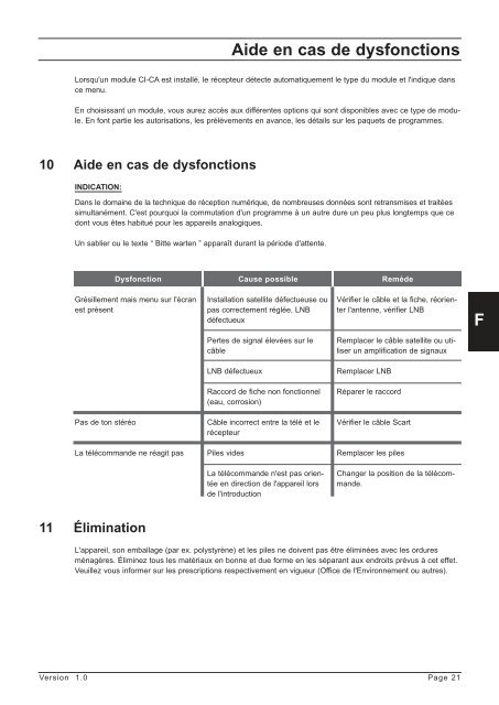 Programmation du rÃƒÂ©cepteur - Radix